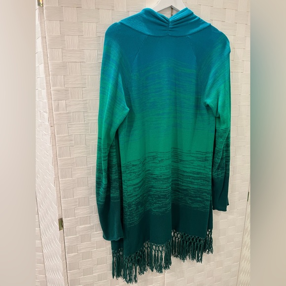 LILLY PULITZER | Tatum Ombré Fringe Sweater L 🌊 - Picture 6 of 9
